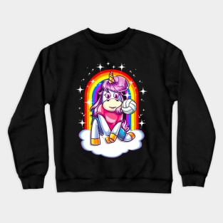 Volleyball Unicorn Sports Cute Team Player Coach Mom Crewneck Sweatshirt